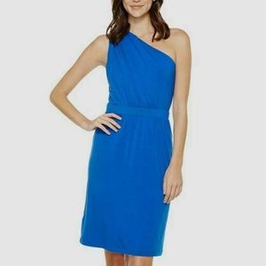 EUC Tommy Bahama Blue One Shoulder Casual Dress